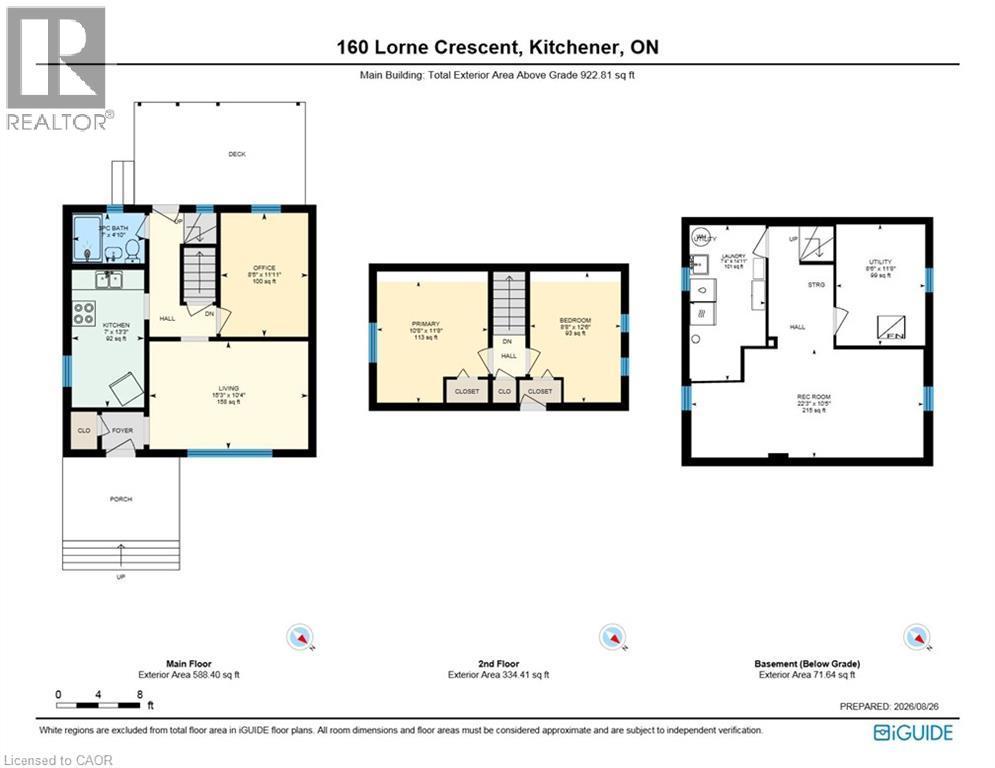 Floor plan - 160 Lorne Crescent, Kitchener, ON