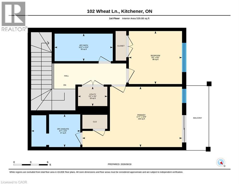 Floor plan - 102 Wheat Lane, Kitchener, ON
