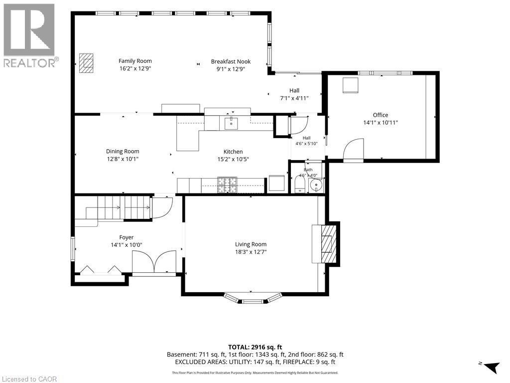 Floor plan - 115 Southwood Drive, Cambridge, ON