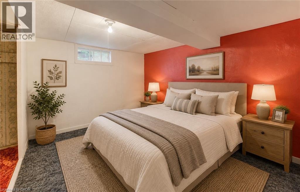 Virtually Staged with AI – Shown as a Potential Bedroom. Buyer to verify suitability and any requirements for bedroom use. - 224 Weber Street E, Kitchener, ON