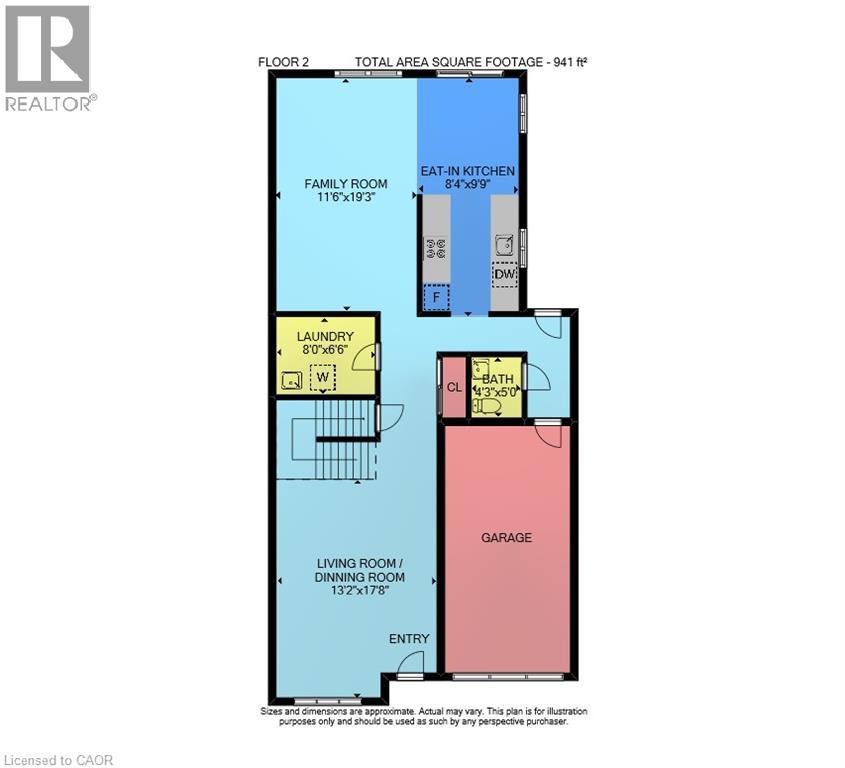 Floor plan Main Floor - 83 Morrison Crescent, Grimsby, ON