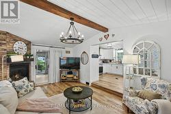 Living Area with Sight Lines to the Kitchen Area - 