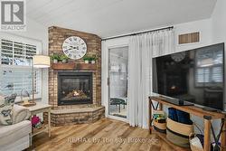 Living Area with Gas Fireplace Feature Wall - 