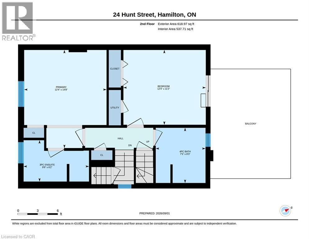 second floor - 24 Hunt Street, Hamilton, ON