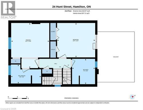 second floor - 24 Hunt Street, Hamilton, ON 