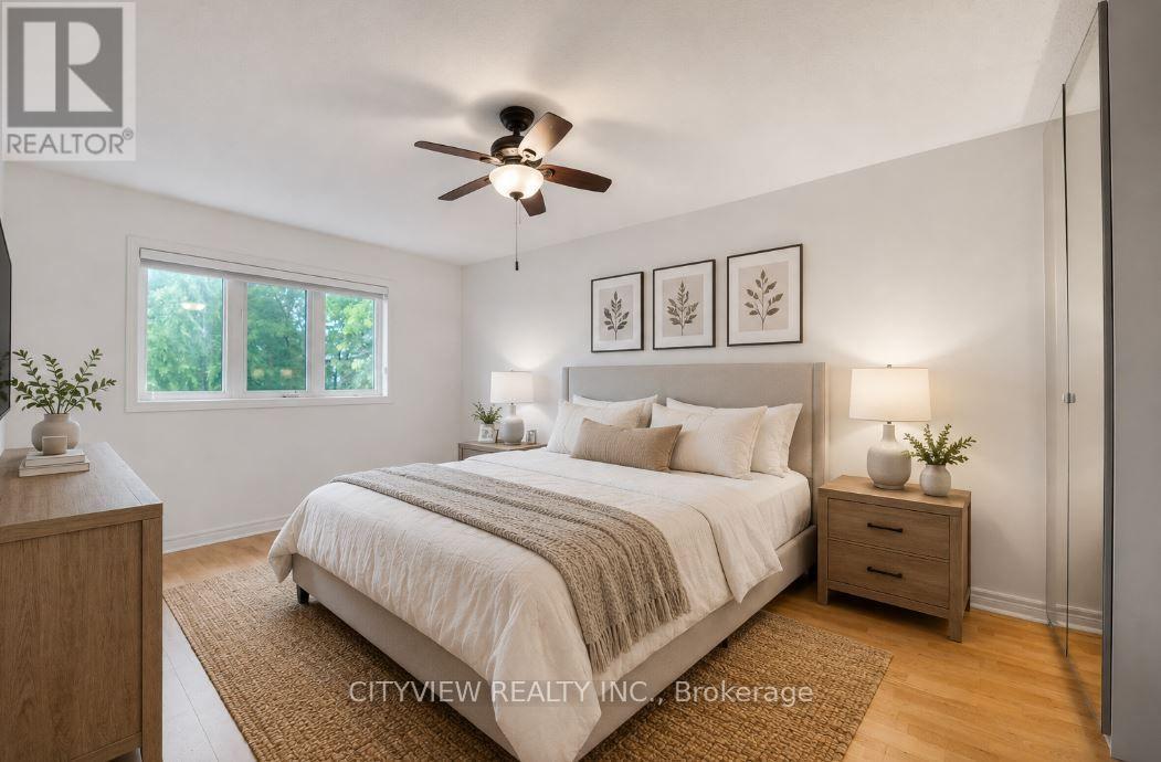 Virtually Staged Bedroom - 3687 Bala Drive, Mississauga, ON