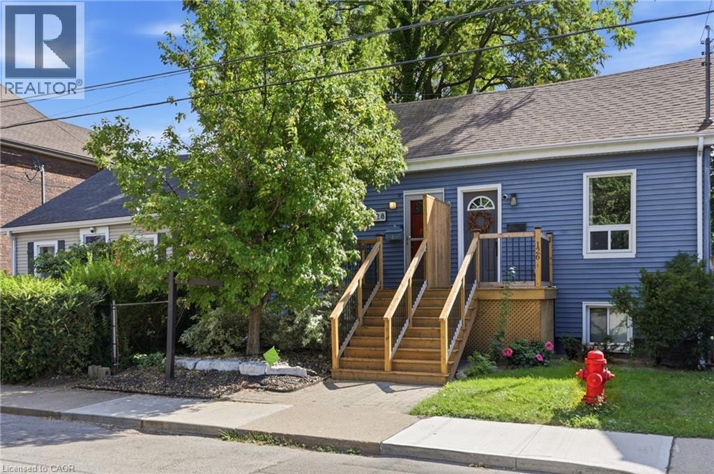 New front stairs and deck. - 128 Robert Street, Hamilton, ON