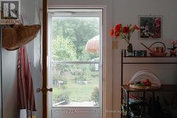 back door into the yard - 
