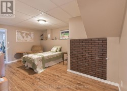 Rec room currently used as  bedroom - 
