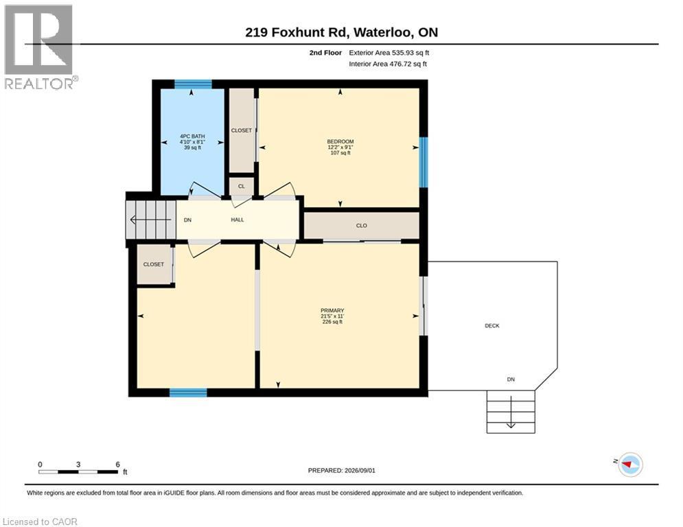 Floor plan - 219 Foxhunt Road, Waterloo, ON