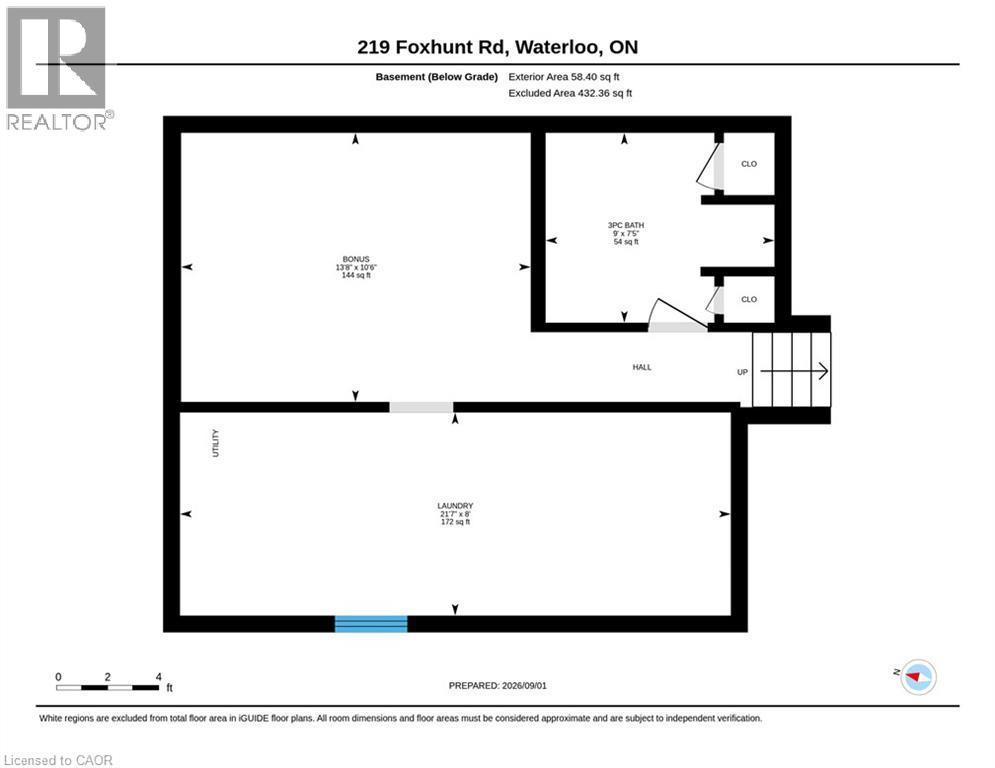 Floor plan - 219 Foxhunt Road, Waterloo, ON