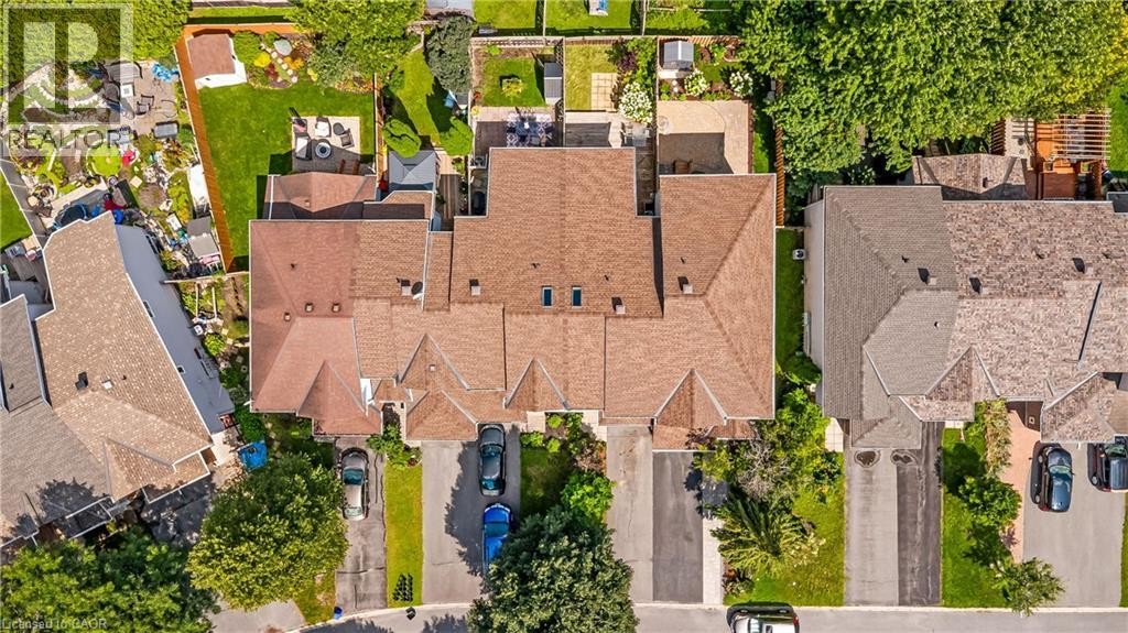 Expansive backyard with a manicured lawn, established landscaping, and a paved patio area - 82 Milner Downs Crescent, Ottawa, ON