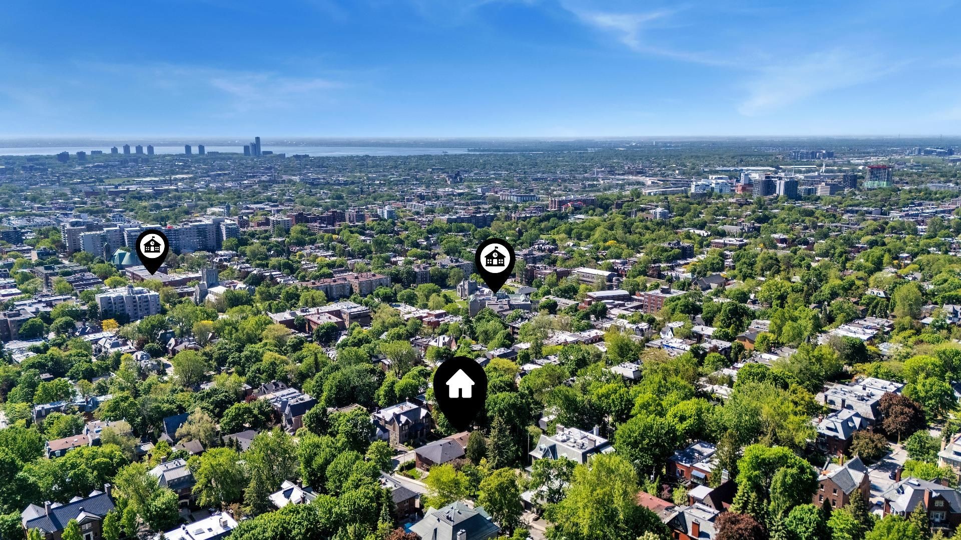 Aerial View - 4315 Av. Montrose, Westmount, QC