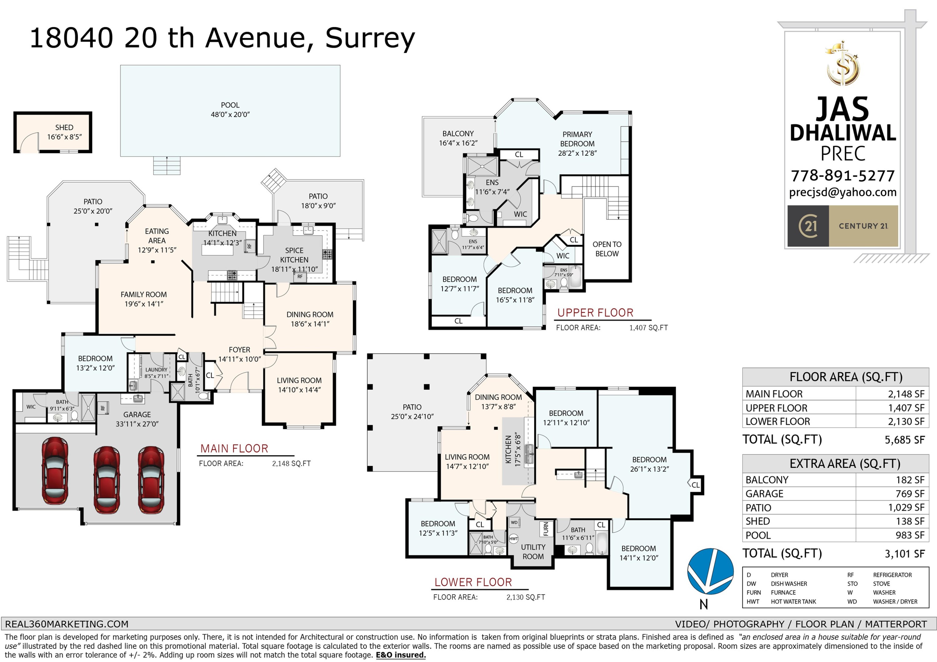 18040 20 Avenue, White Rock, BC