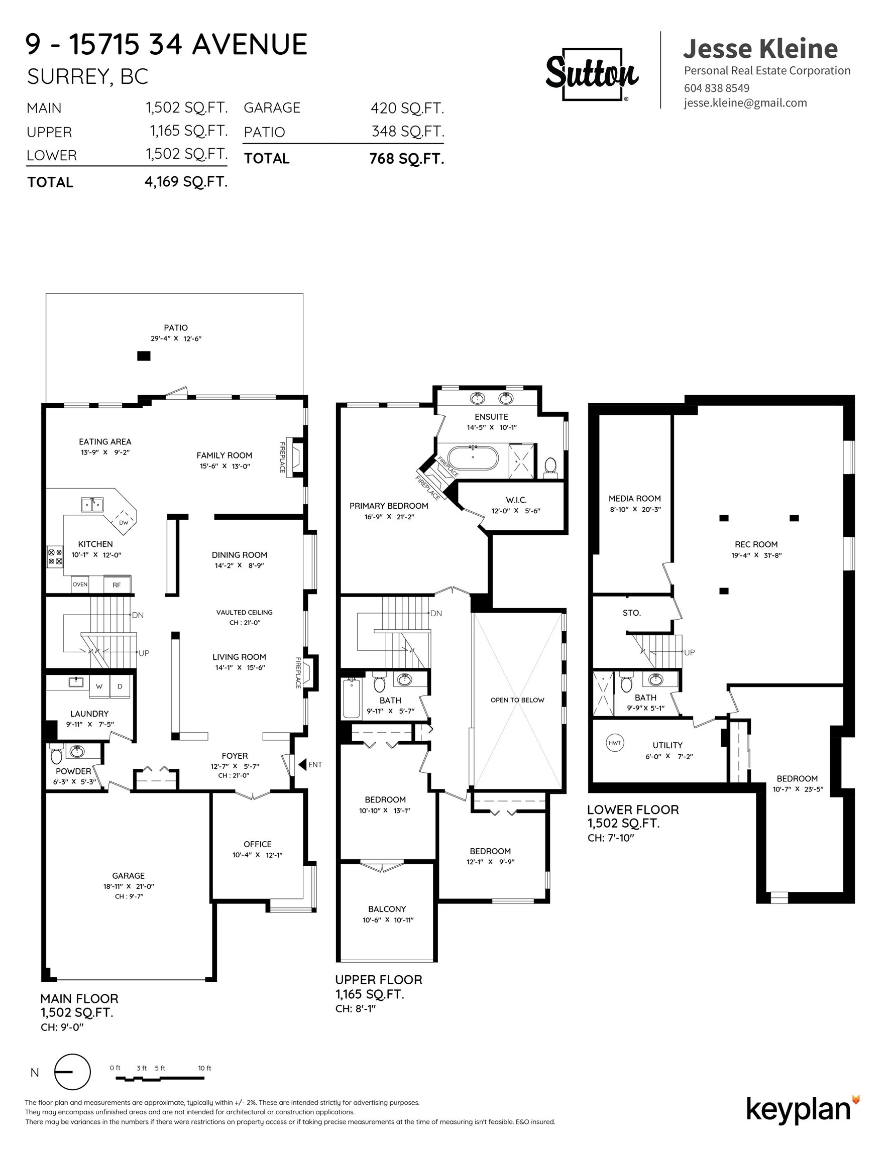9-15715 34 Avenue, Surrey, BC