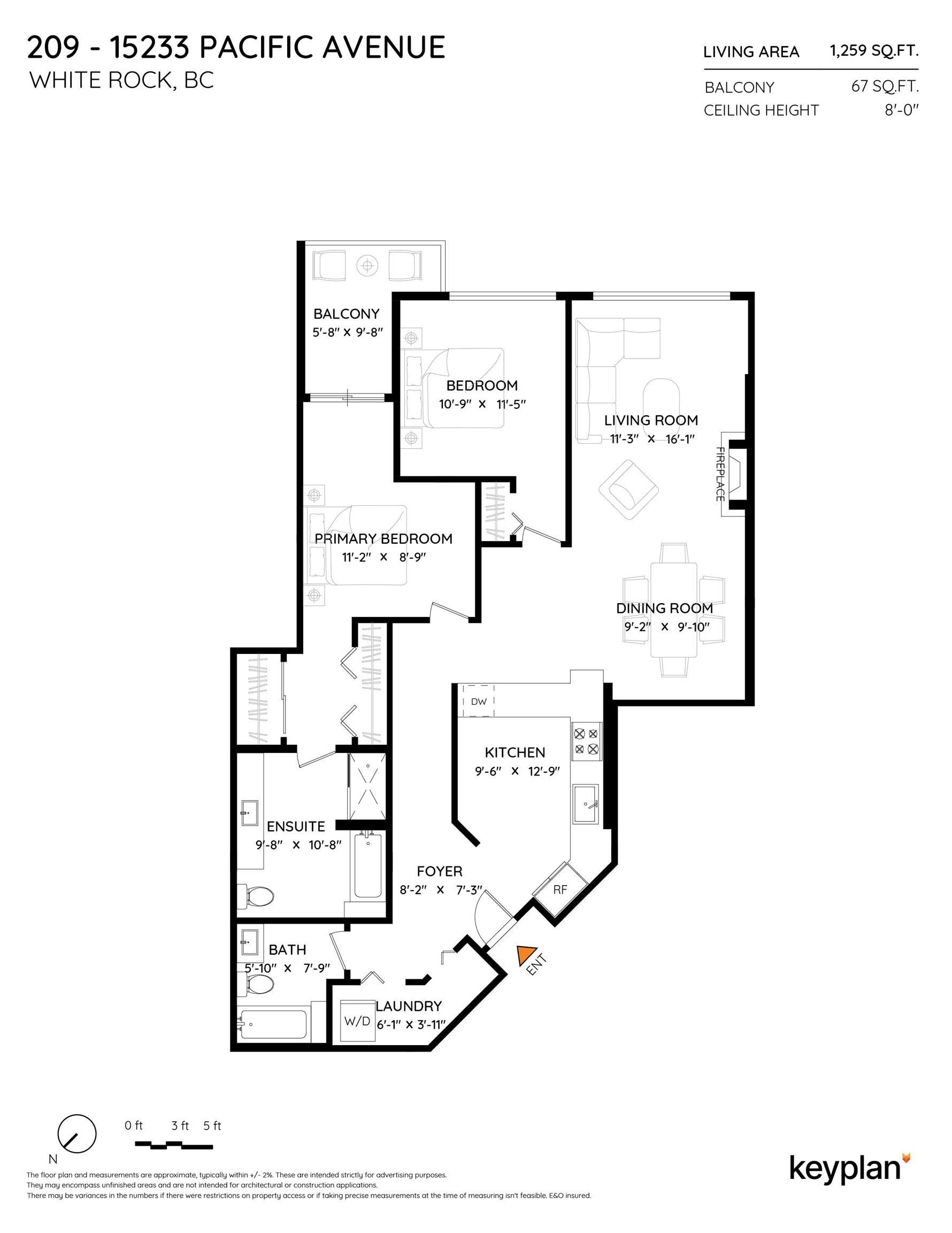 209-15233 Pacific Avenue, White Rock, BC