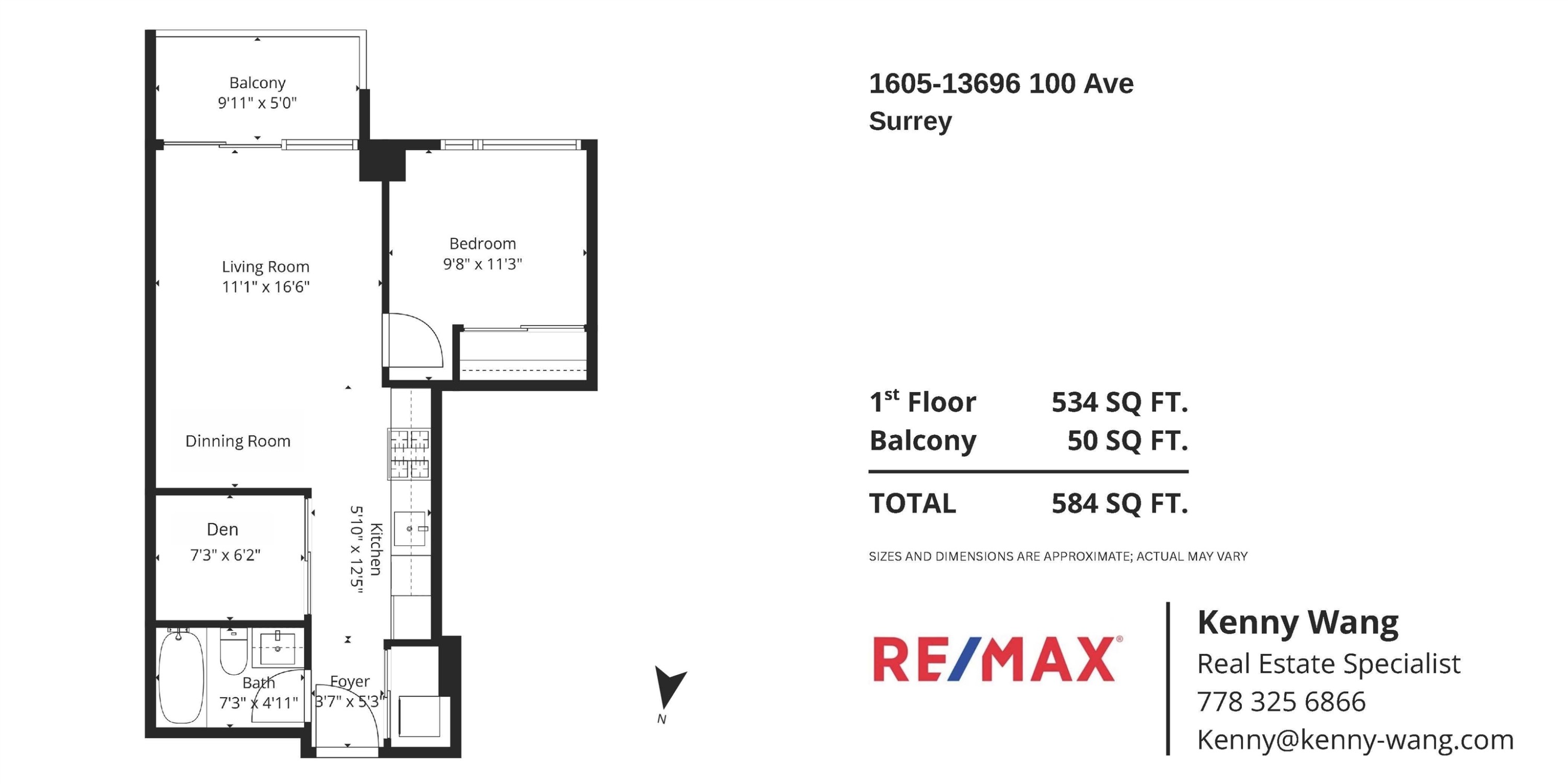 1605-13696 100 Avenue, Surrey, BC