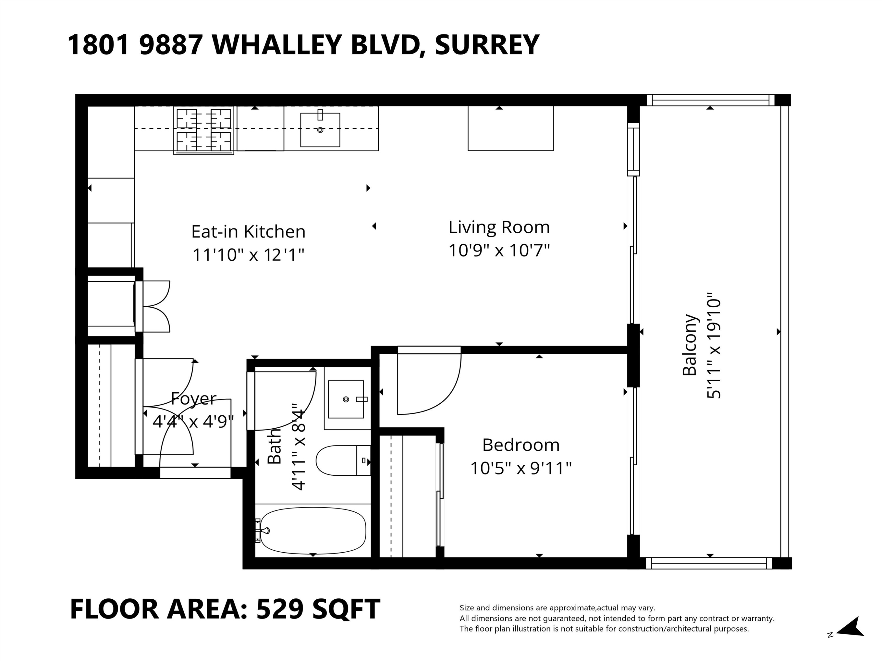 1801-9887 Whalley Boulevard, Surrey, BC