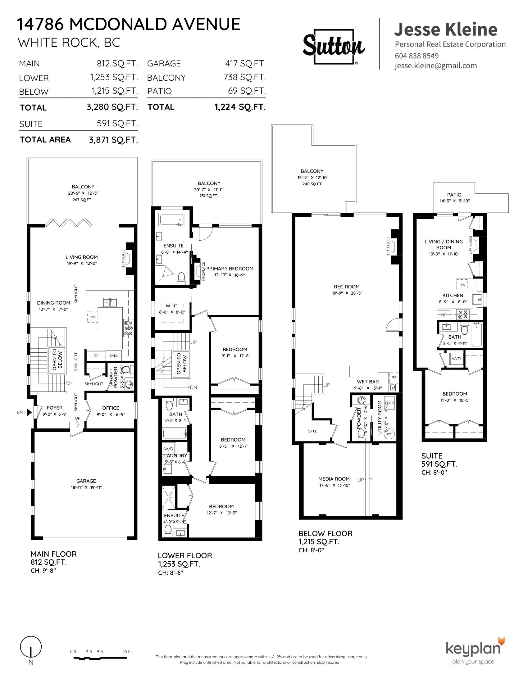 14786 Mcdonald Avenue, White Rock, BC