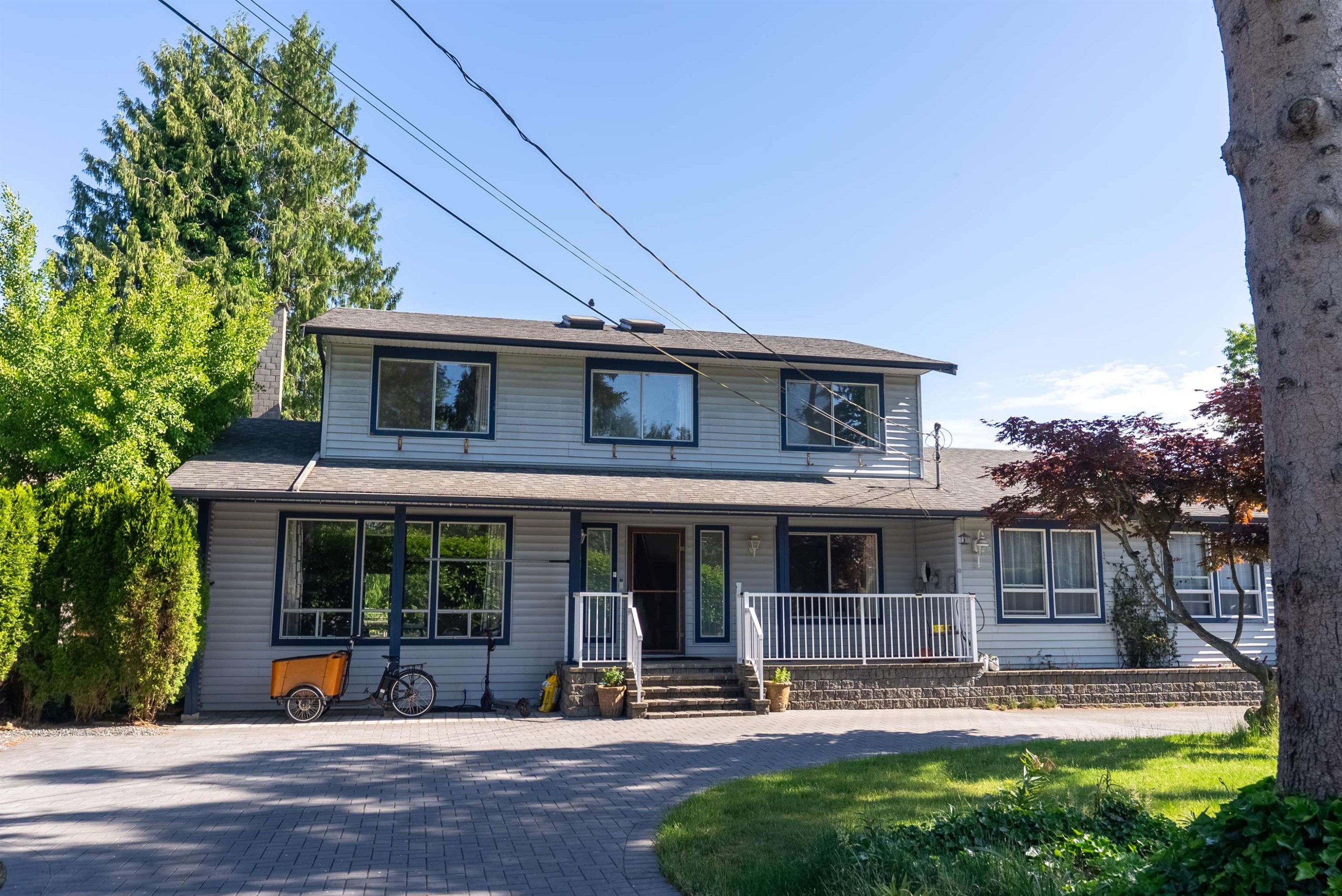 22019 Old Yale Road, Langley, BC - Outdoor With Deck Patio Veranda With Facade