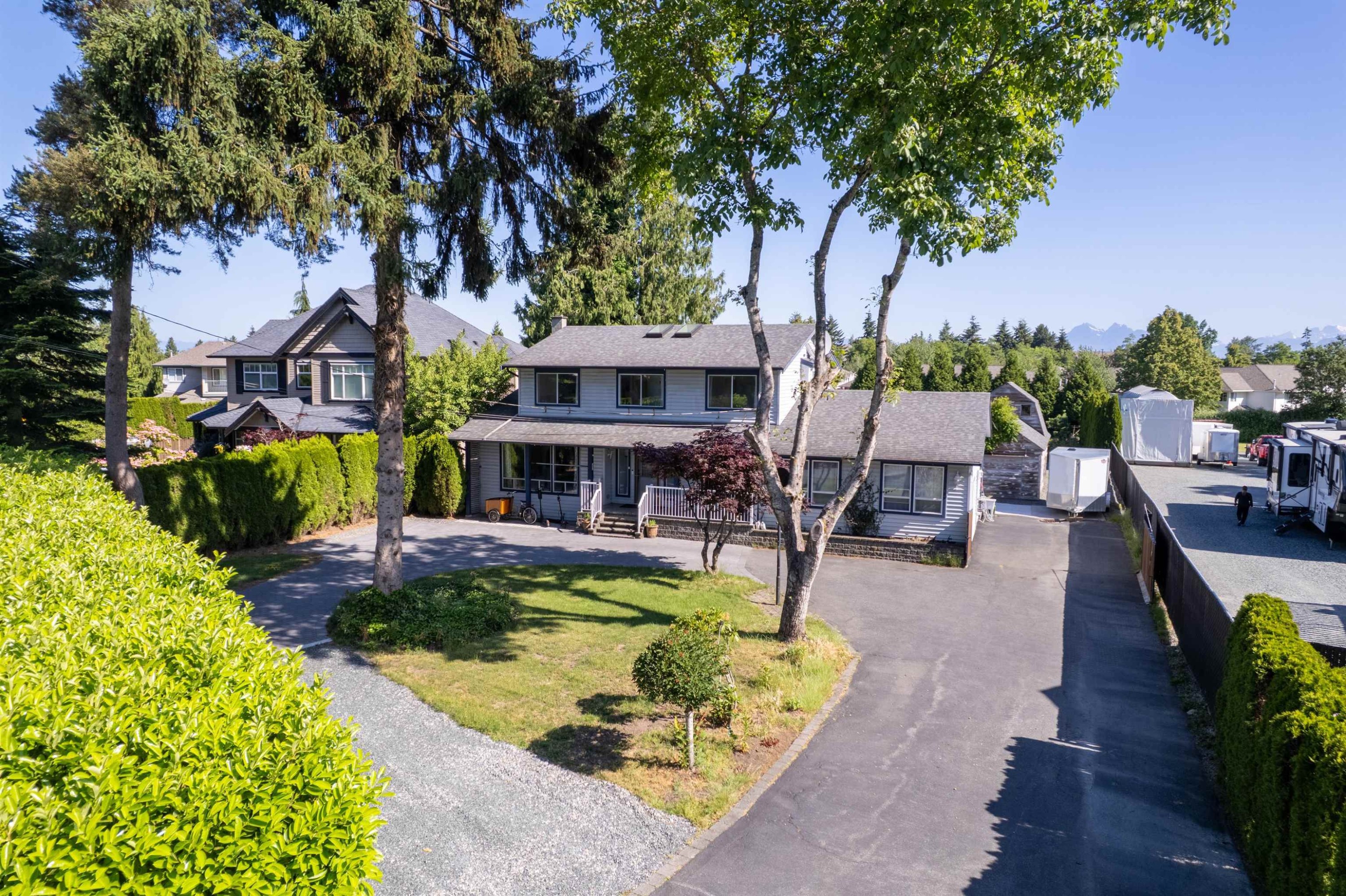 22019 Old Yale Road, Langley, BC - Outdoor With Deck Patio Veranda With Facade