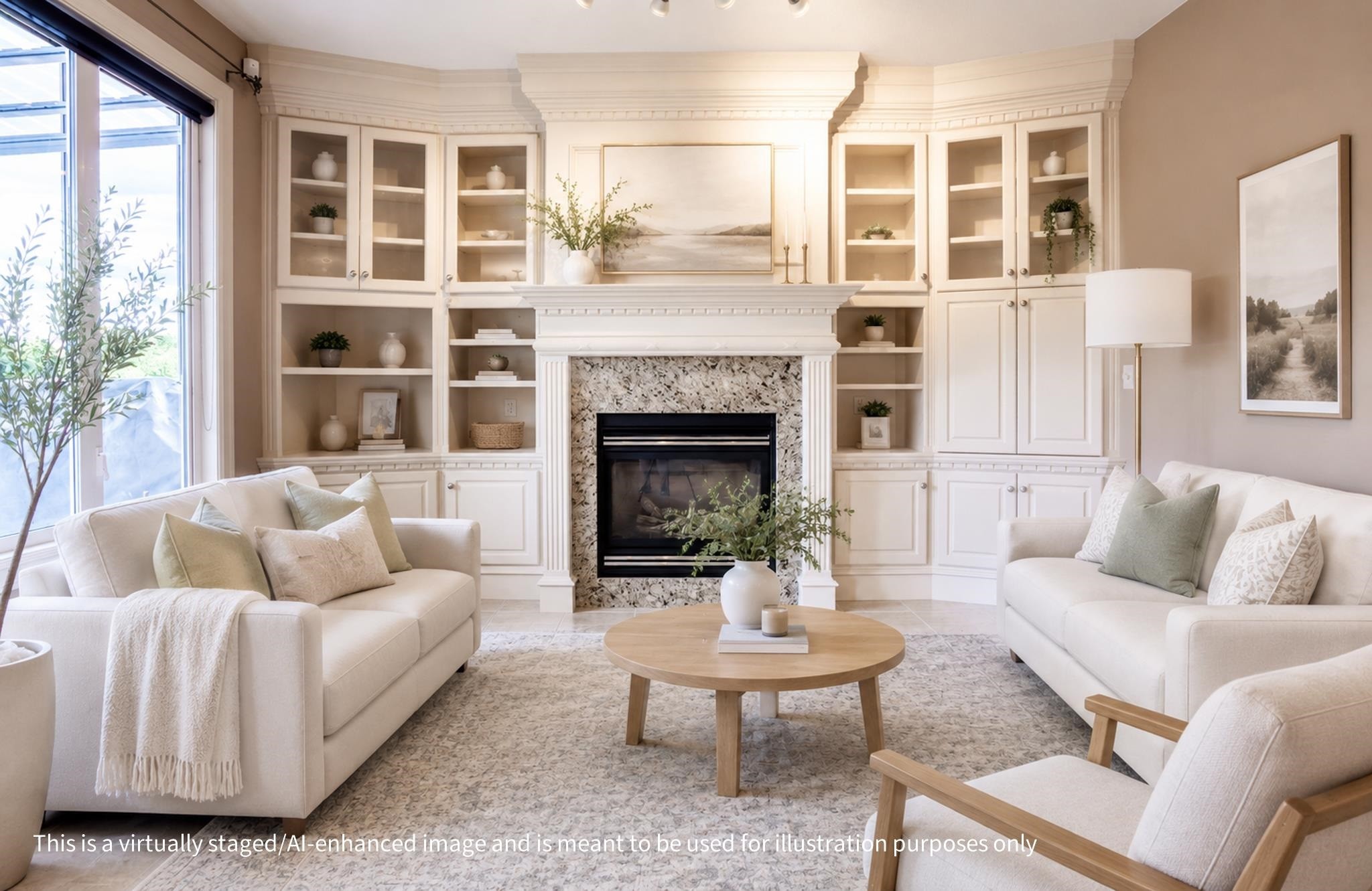 36456 Auguston Parkway E, Abbotsford, BC - Indoor Photo Showing Living Room With Fireplace