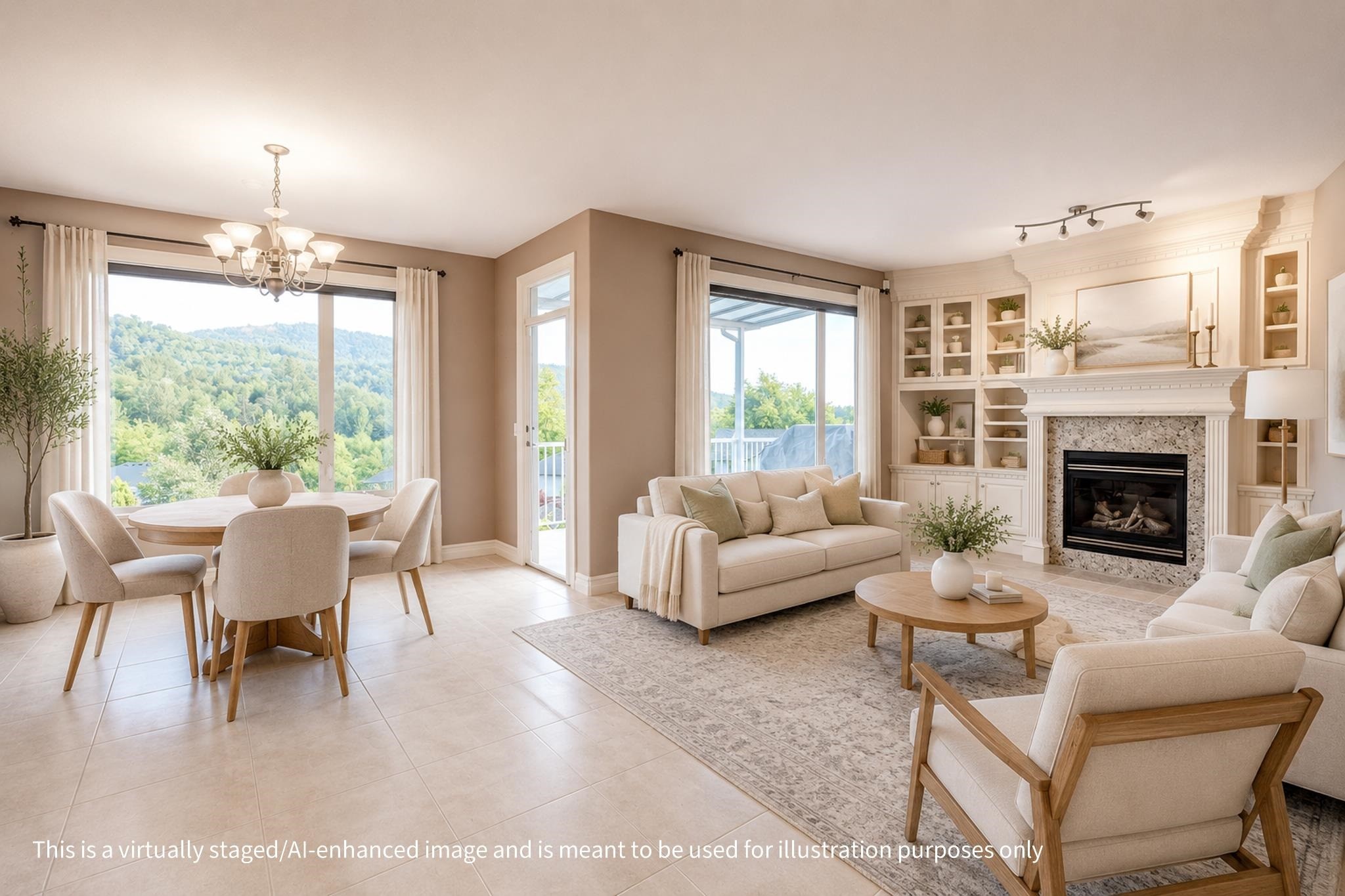 36456 Auguston Parkway E, Abbotsford, BC - Indoor Photo Showing Living Room With Fireplace