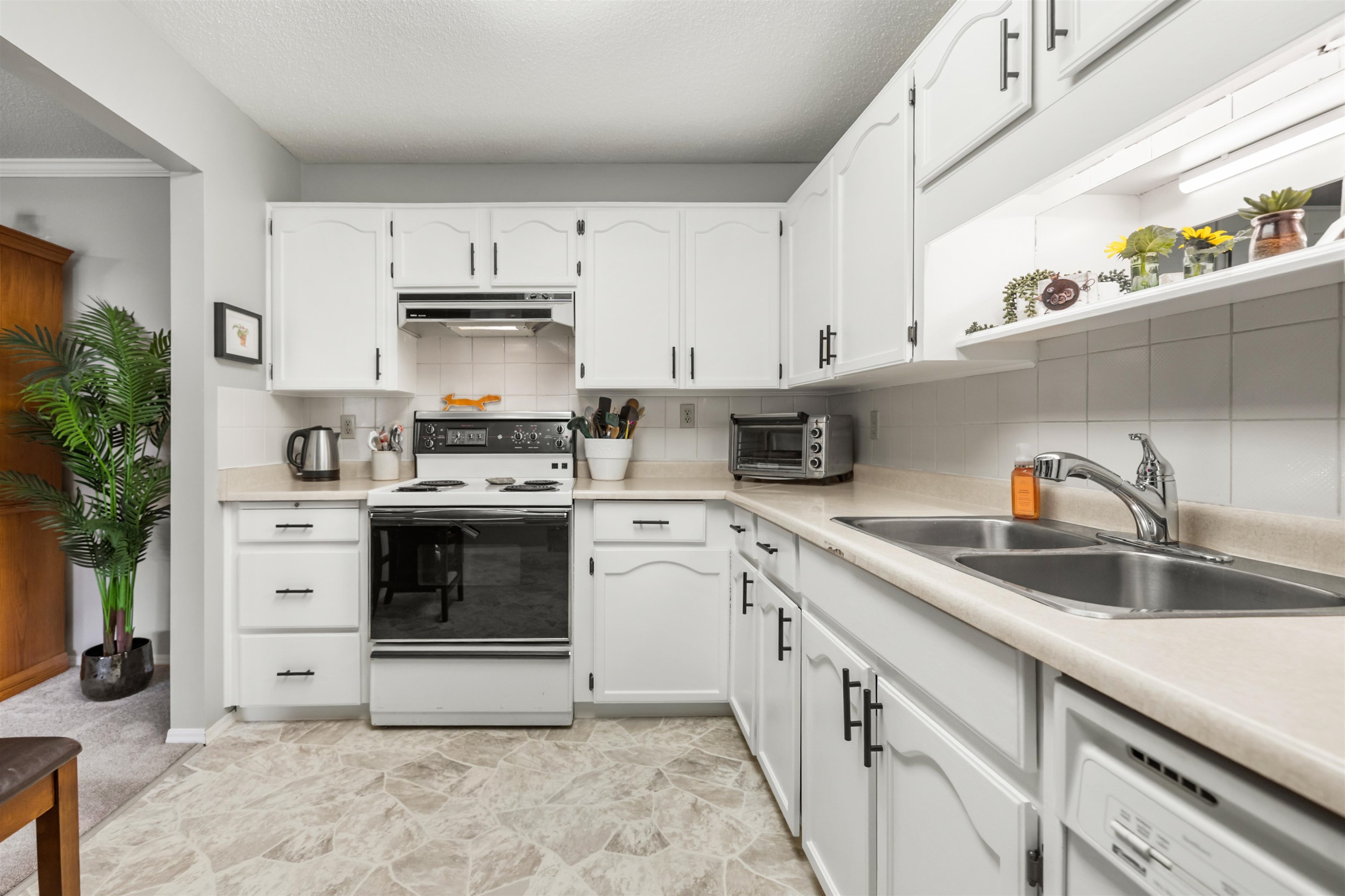 114-31850 Union Avenue, Abbotsford, BC - Indoor Photo Showing Kitchen With Double Sink