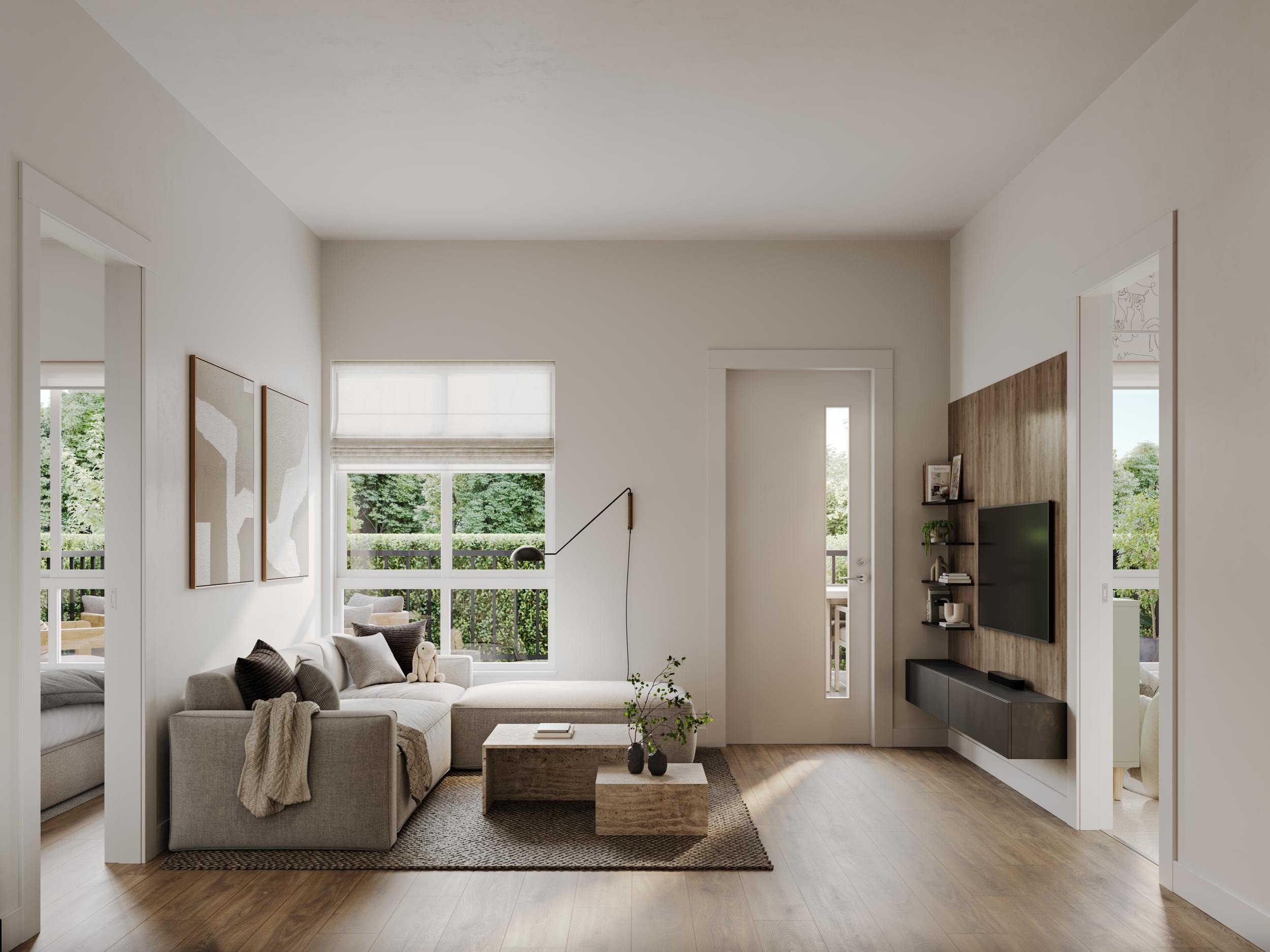 A614-18088 72 Avenue, Surrey, BC - Indoor Photo Showing Living Room