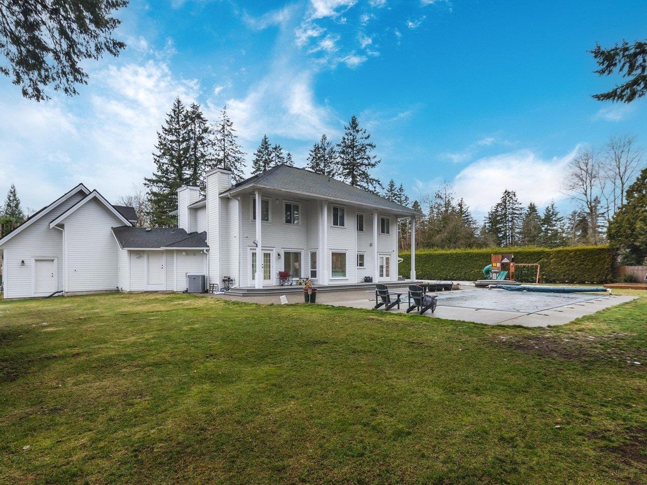 17923 20 Avenue, Surrey, BC - Outdoor With In Ground Pool