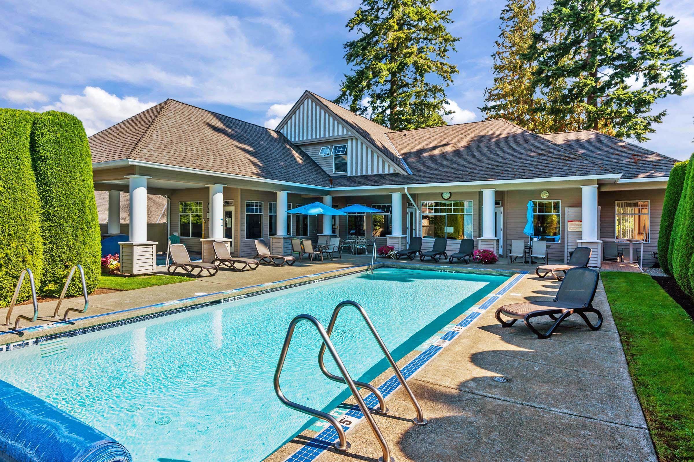 65-2533 152 Street, Surrey, BC - Outdoor With In Ground Pool With Deck Patio Veranda