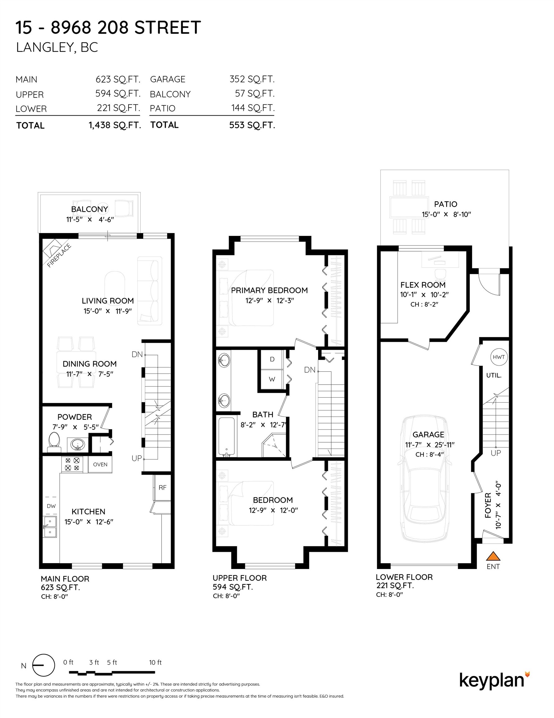 15-8968 208 Street, Langley, BC