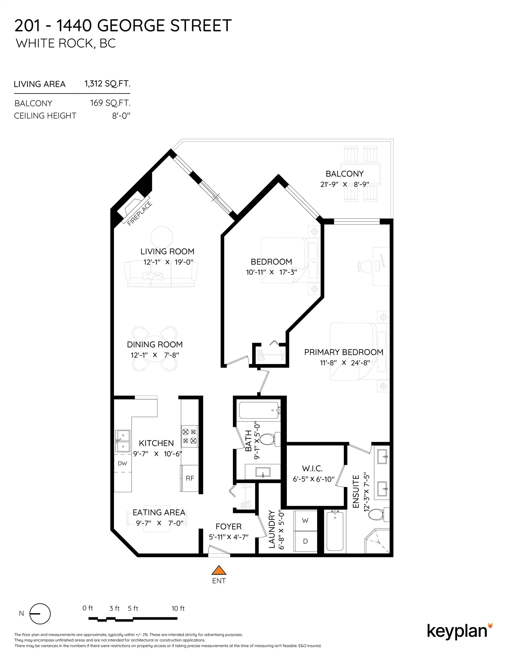 201-1440 George Street, White Rock, BC