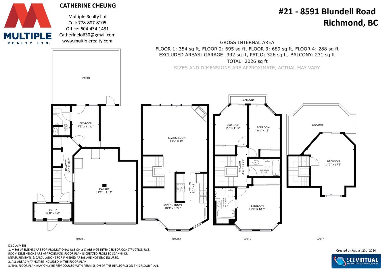 21-8591 Blundell Road, Richmond, BC
