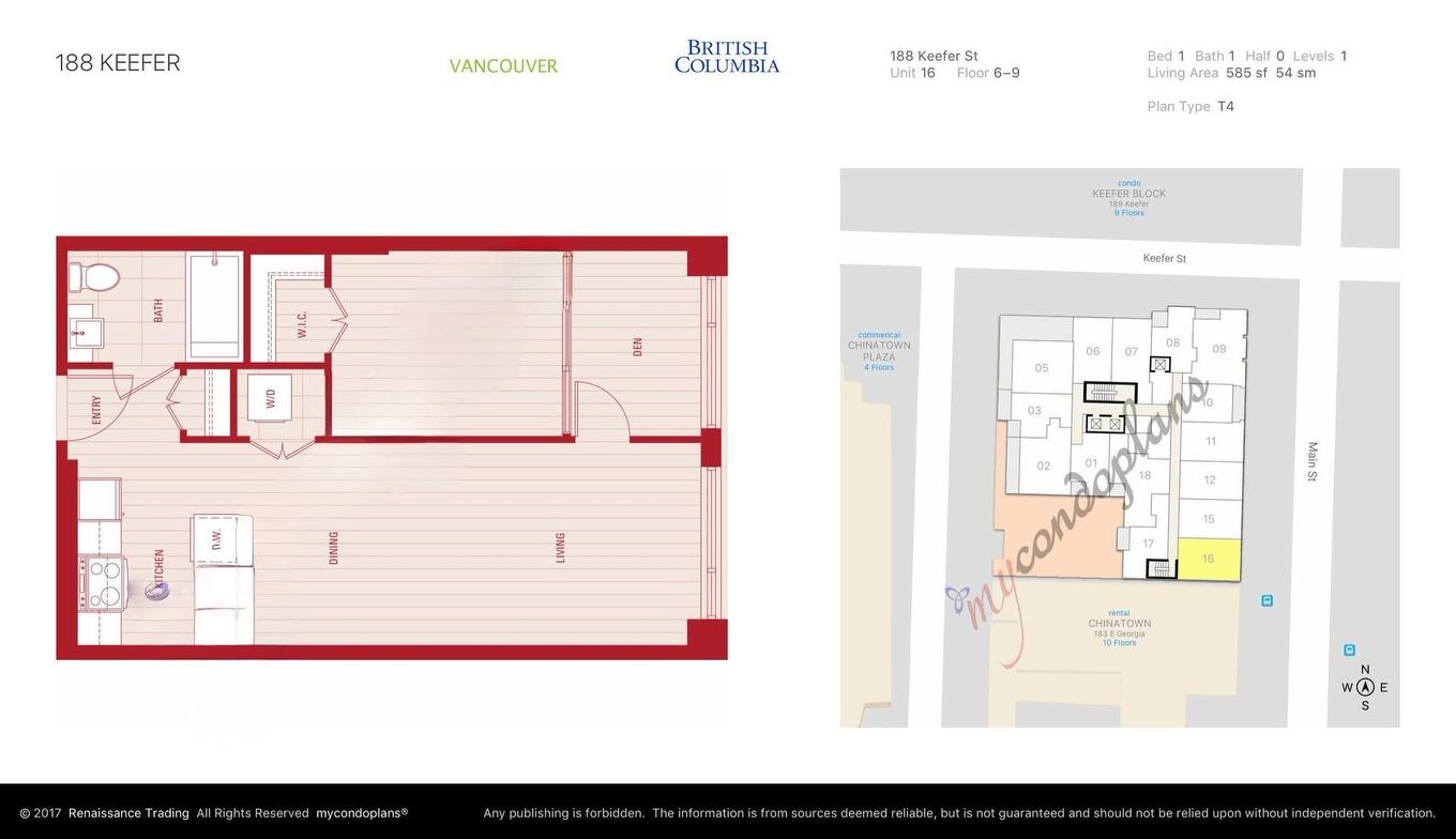 816-188 Keefer Street, Vancouver, BC