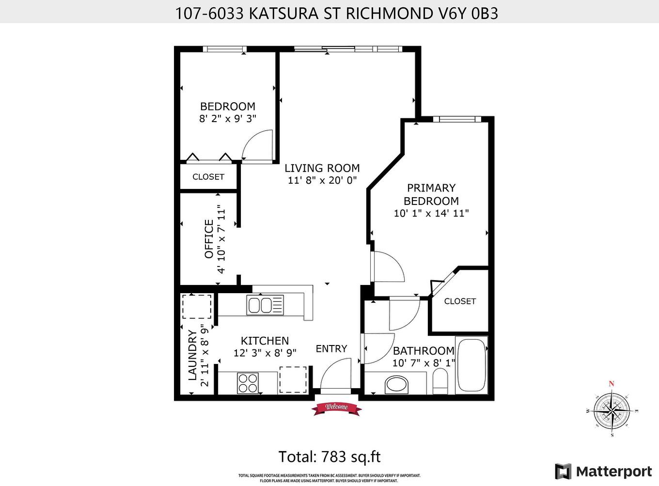 107-6033 Katsura Street, Richmond, BC
