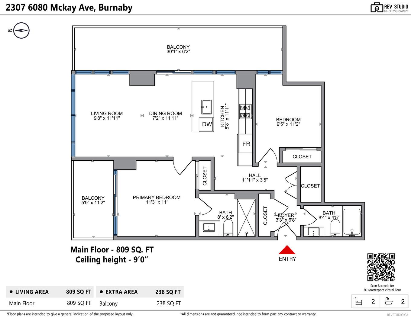 2307-6080 Mckay Avenue, Burnaby, BC