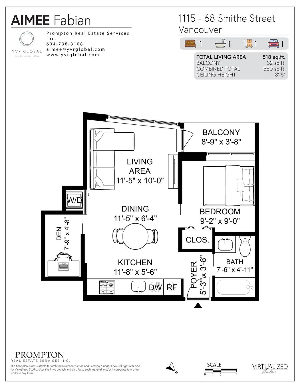 1115-68 Smithe Street, Vancouver, BC