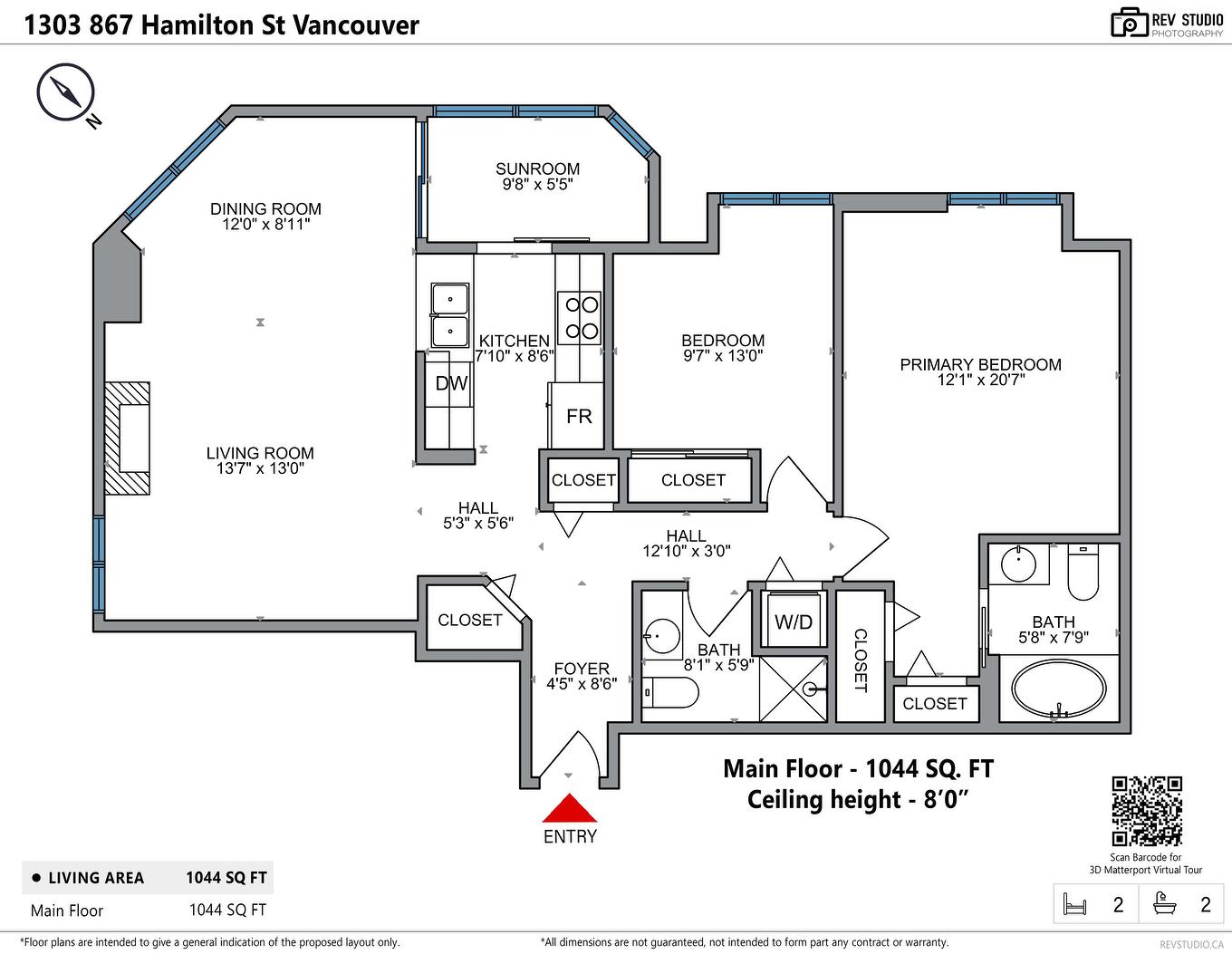 1303-867 Hamilton Street, Vancouver, BC