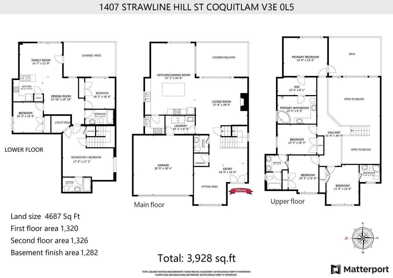 1407 Strawline Hill Street, Coquitlam, BC
