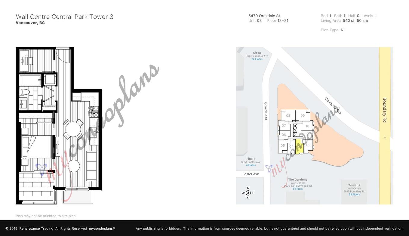 2603-5470 Ormidale Street, Vancouver, BC