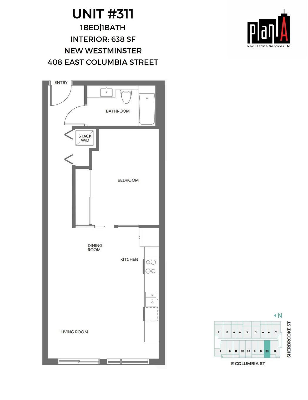 311-408 East Columbia, New Westminster, BC