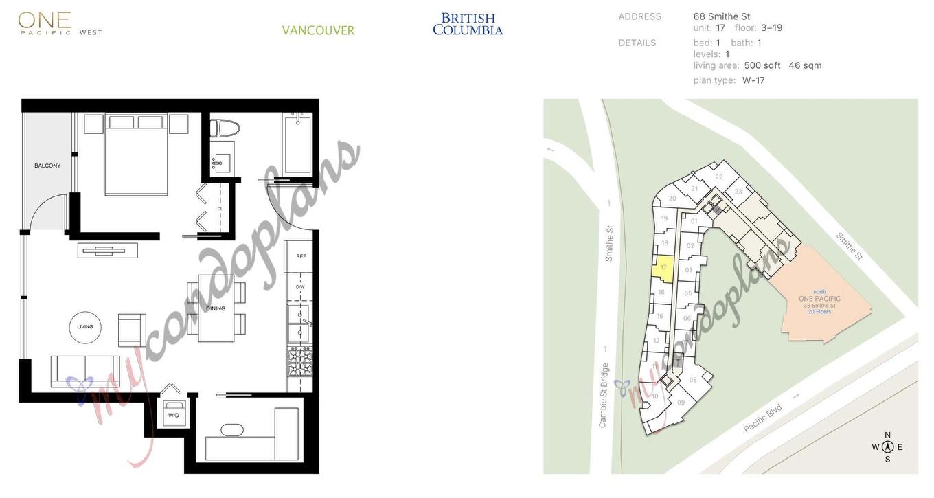 1817-68 Smithe Street, Vancouver, BC