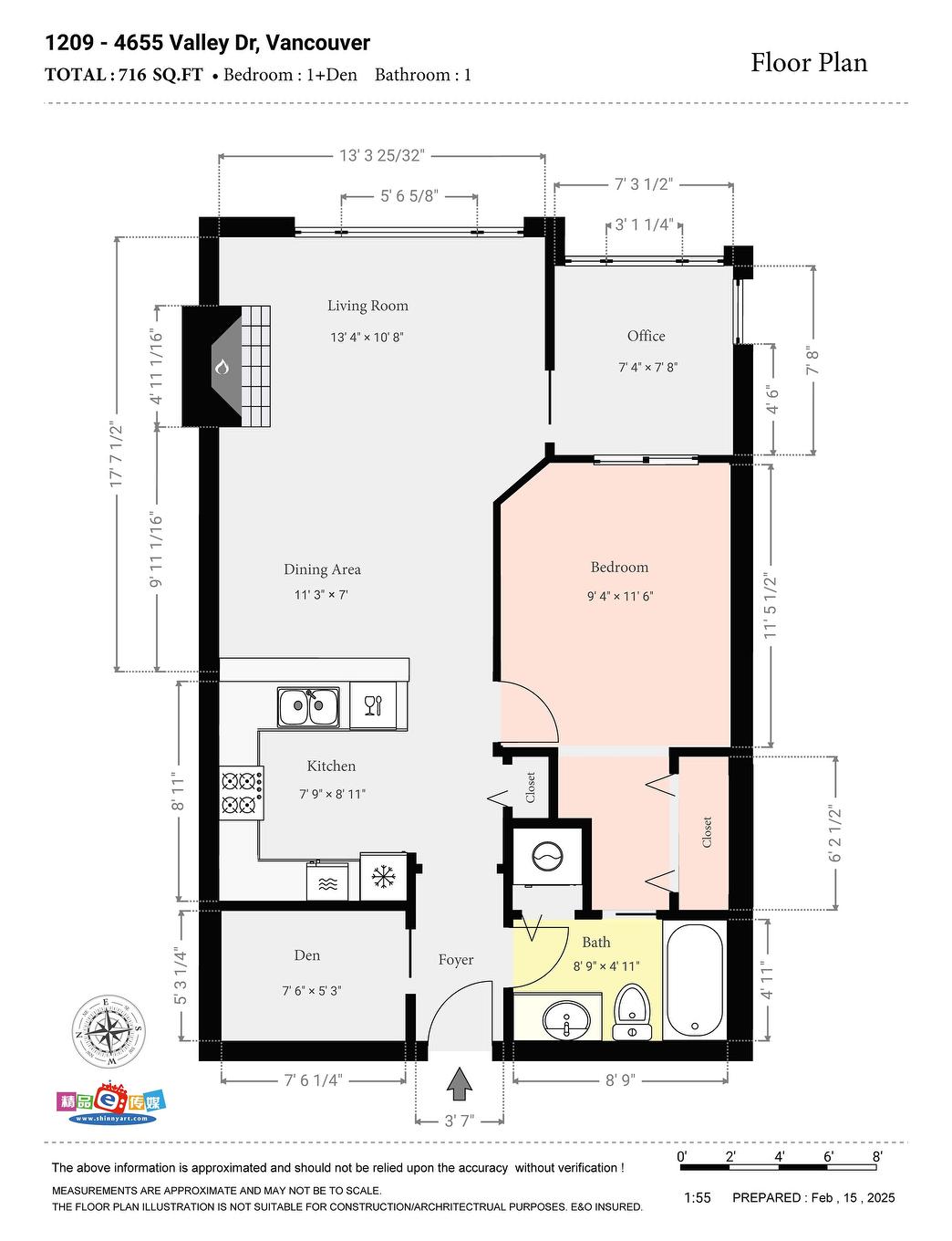 1209-4655 Valley Drive, Vancouver, BC