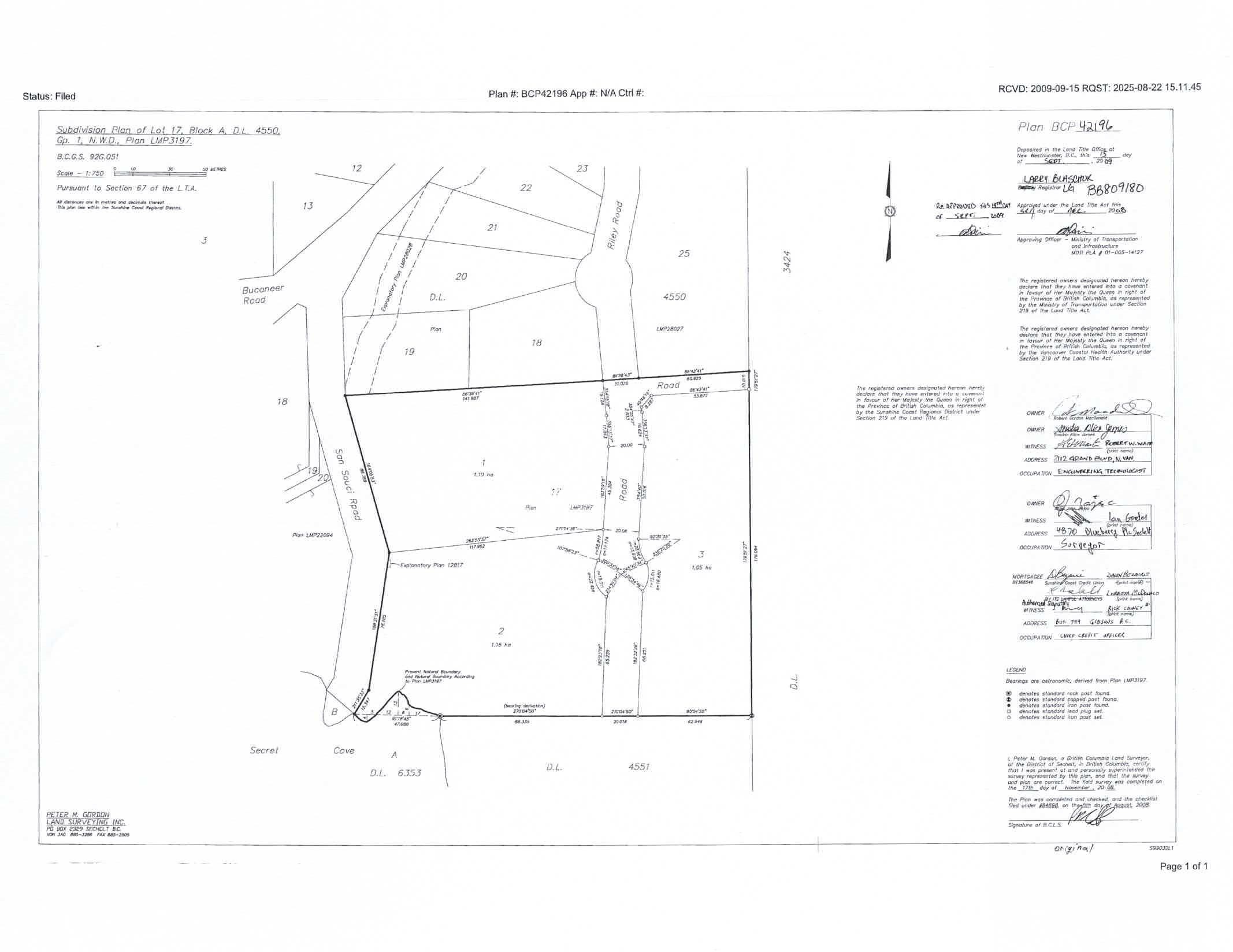 Lot 3 Riley Road, Halfmoon Bay, BC
