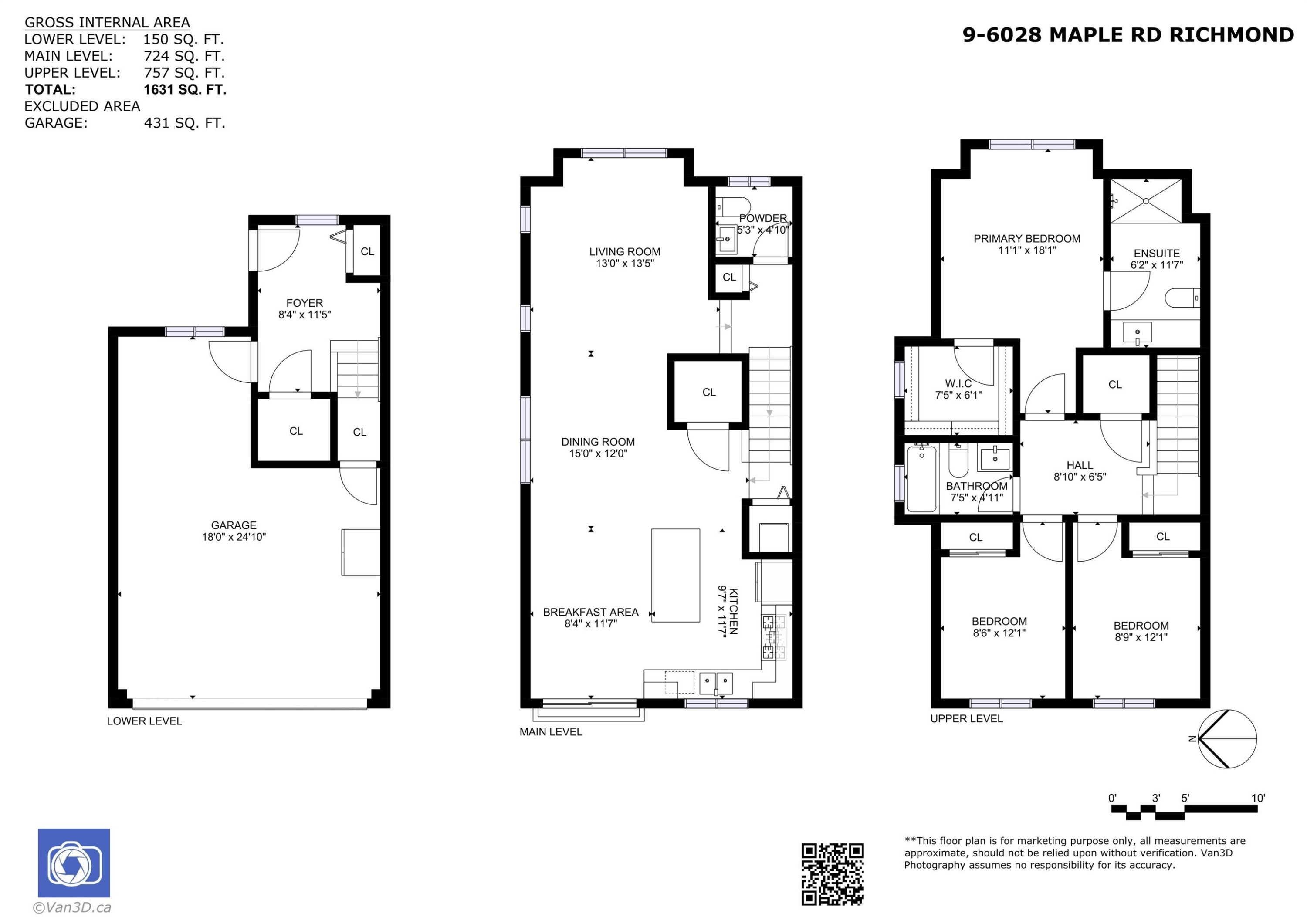 9-6028 Maple Road, Richmond, BC