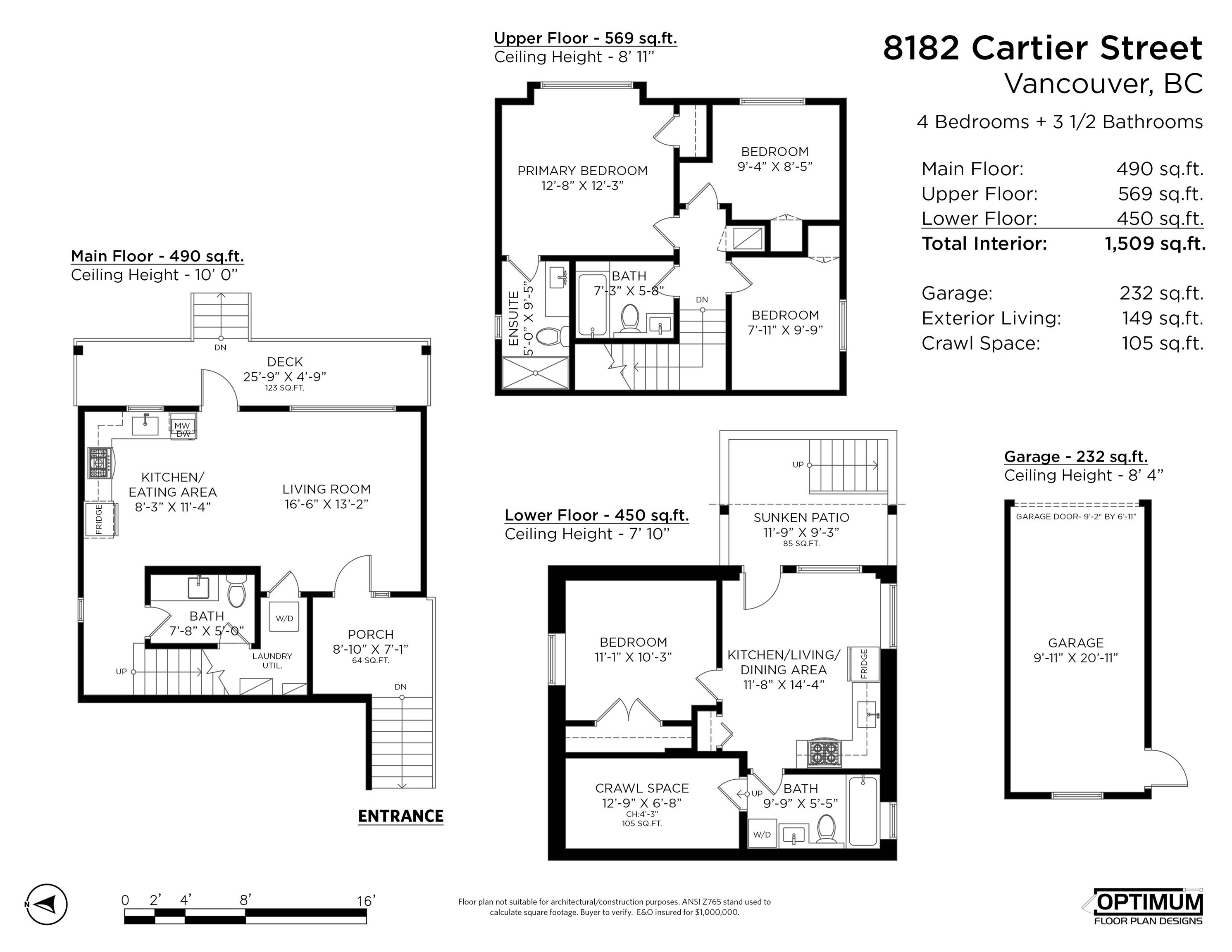 1-8182 Cartier Street, Vancouver, BC