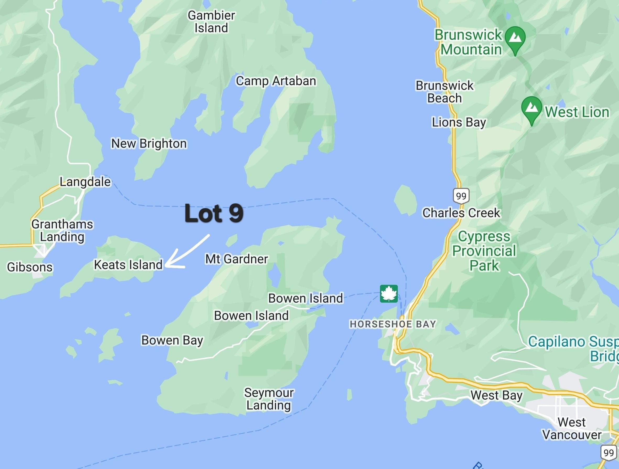 Lot 9 Collingwood Road, Keats Island, BC