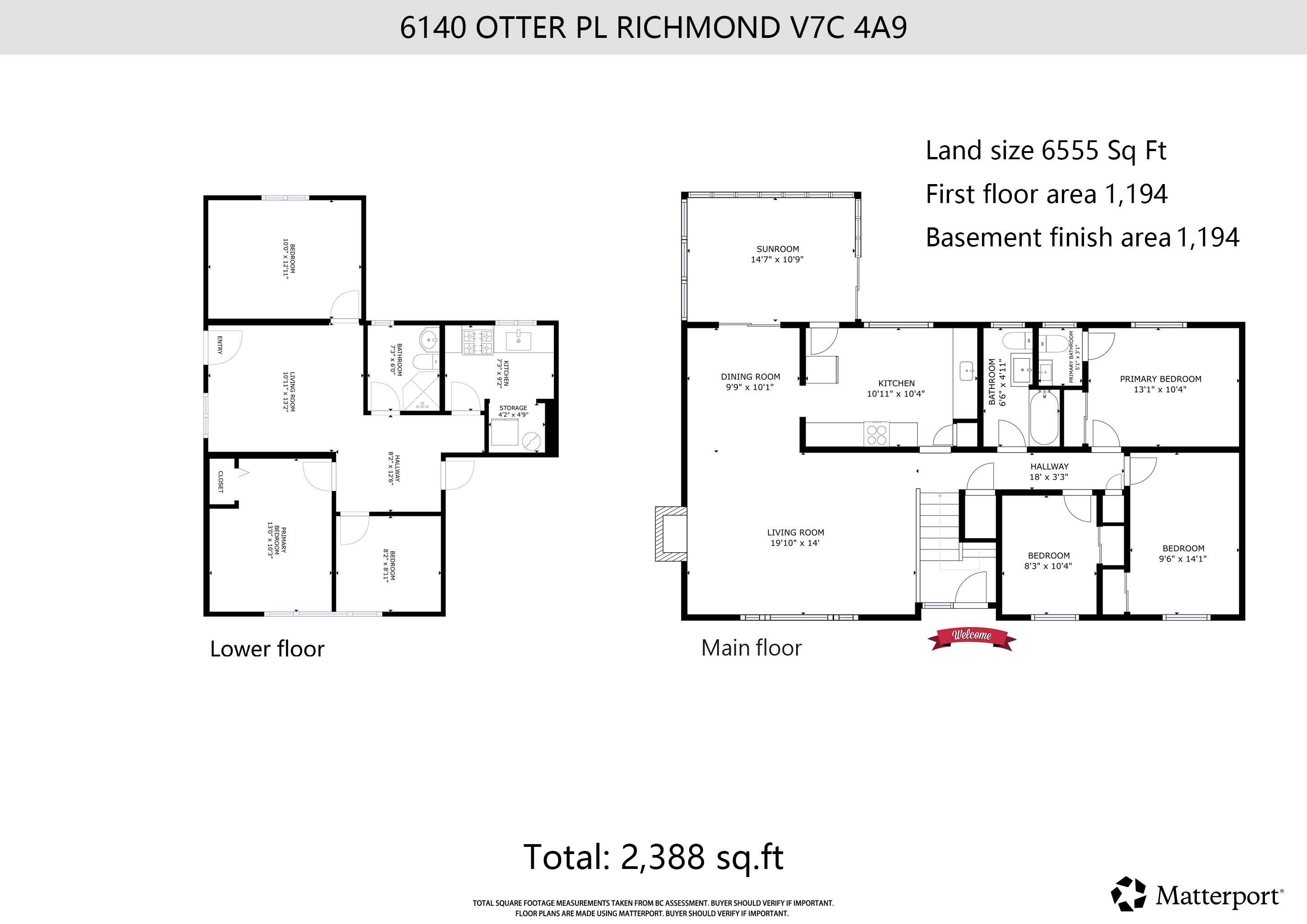 6140 Otter Place, Richmond, BC