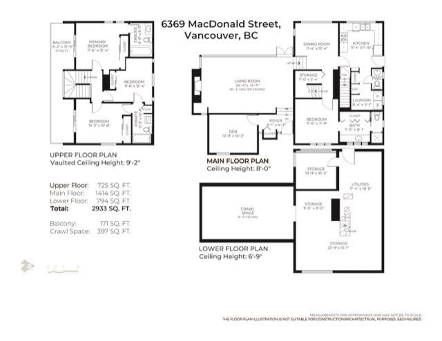 6369 Macdonald Street, Vancouver, BC